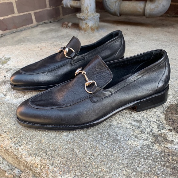 meermin mallorca Other - Meermin Mallorca Black Leather Horsebit Loafers